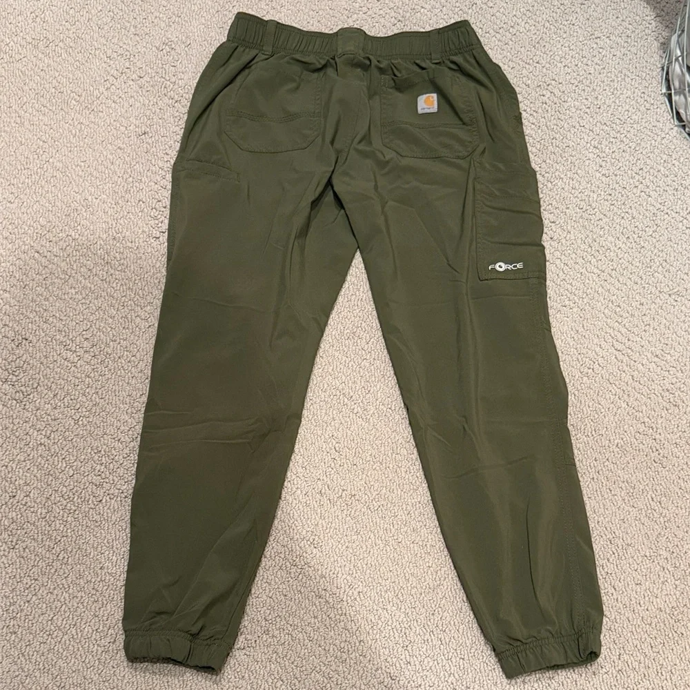 Carhartt Modern Fit Olive green jogger scrub Set - Picture 6 of 6